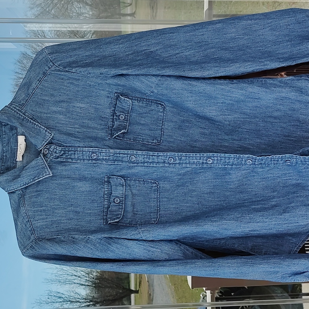 Loft denim shirt